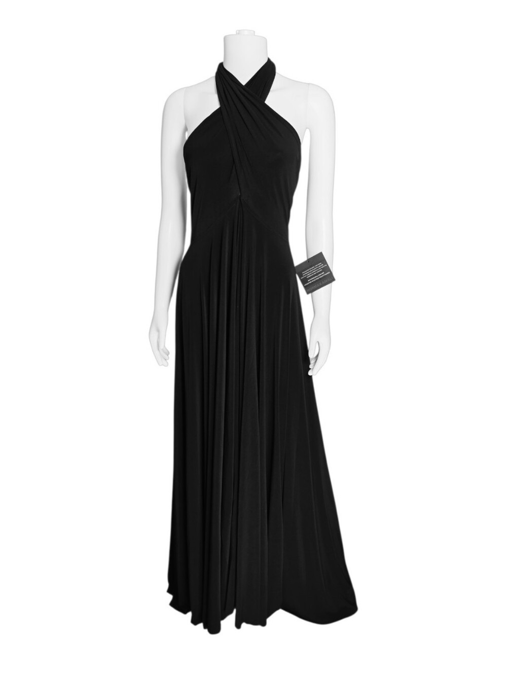 NWT $275 NORMA KAMALI Convertible Gown Black Small